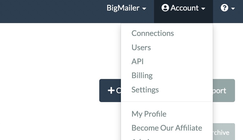 Account Settings