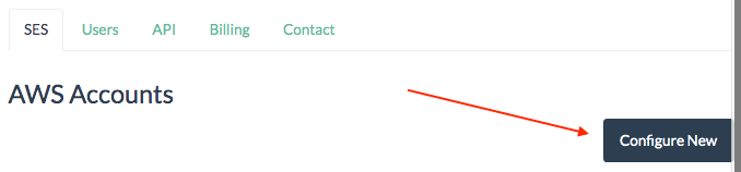 Configure new SES account