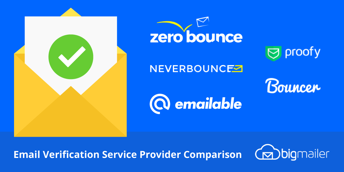 Email Verification Service Provider Comparison (2022)