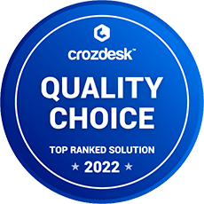 Crozdesk Quality Choice - Top Ranked Solution 2022 Badge
