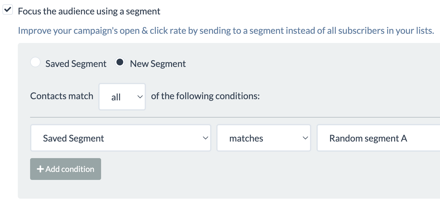 AB segment assignment