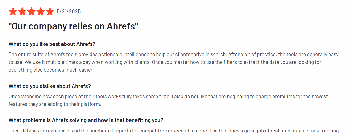 Ahrefs review