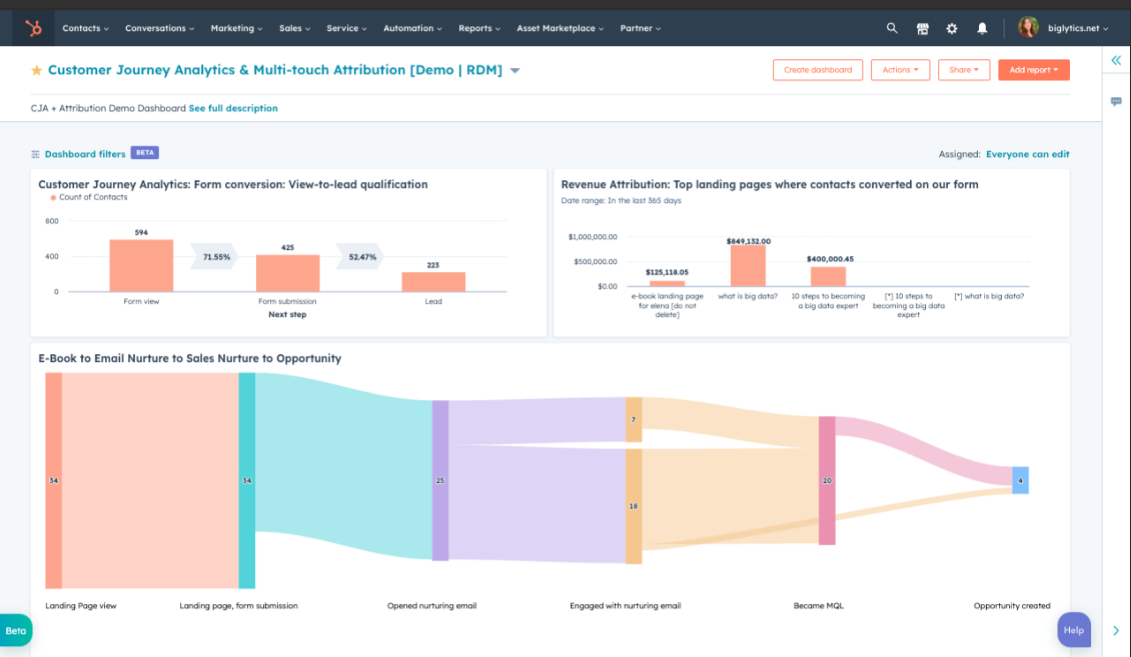 Hubspot UI