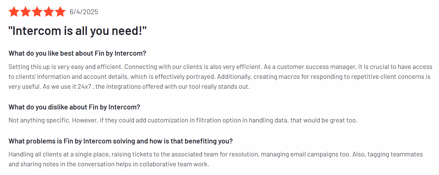 Intercom review