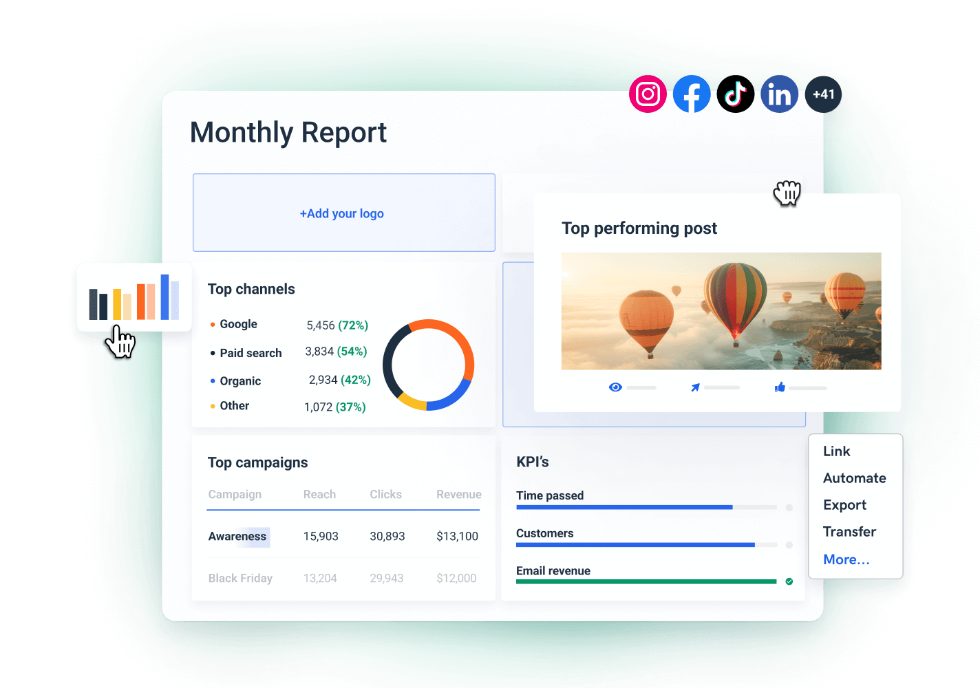 Whatagraph UI