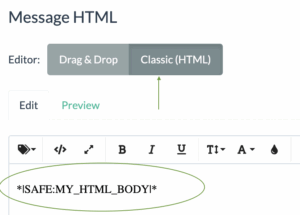 transactional email body