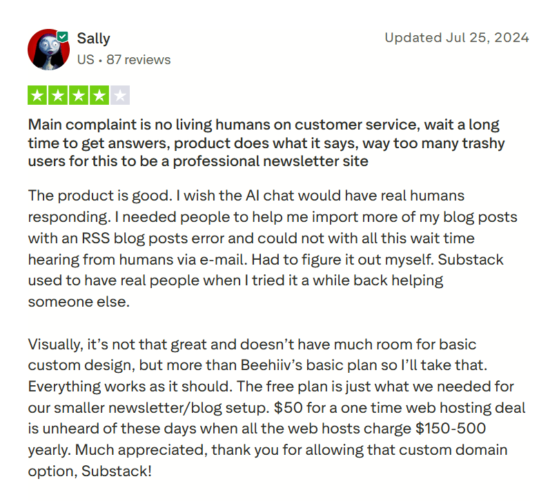 Substack review 2026